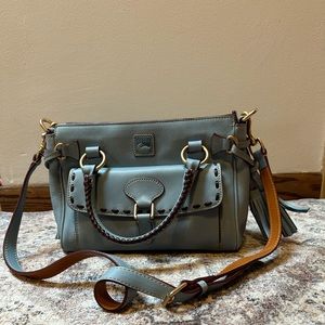 Dooney bourke vachetta florentine leather dusty blue